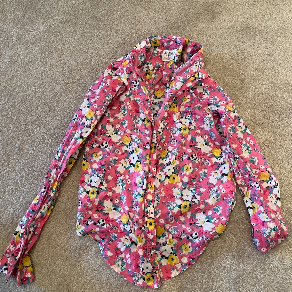 Woman Button up  collared shirt